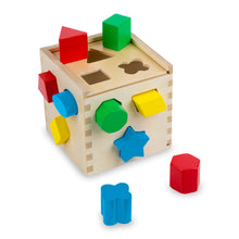 Load image into Gallery viewer, Melissa &amp; Doug Shape Sorting Cube Classic Toy