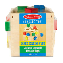 Load image into Gallery viewer, Melissa &amp; Doug Shape Sorting Cube Classic Toy