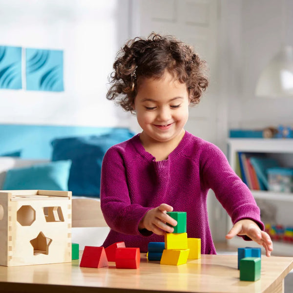 Melissa and doug deals shape sorting cube