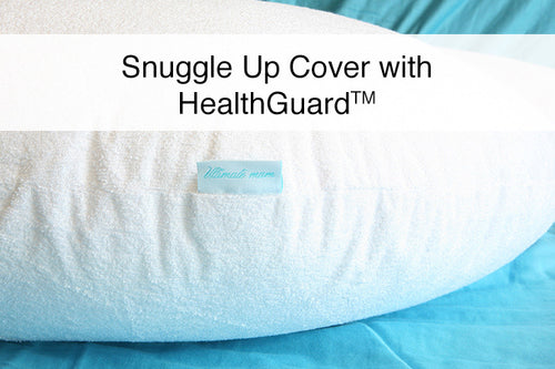 Ultimate Mum Pillows | Bamboo Terry Pillow Cover with Healthguard for 