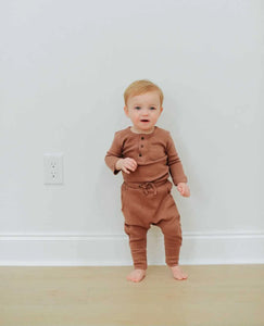 L'oved Baby | Organic Thermal Henley & Jogger Set