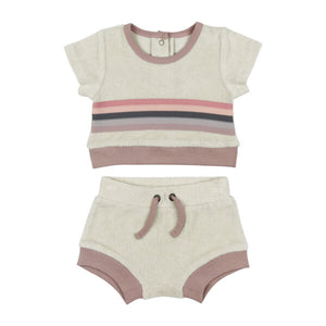 L'oved Baby | Organic Terry Cloth Tee & Shortie Set