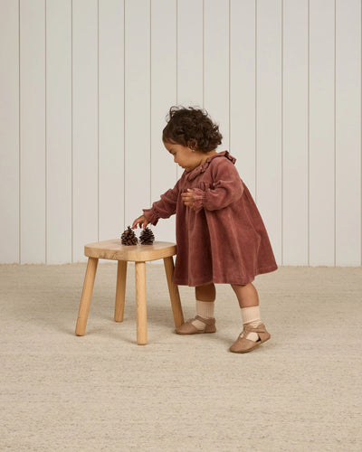 Quincy Mae | Velour Baby Dress