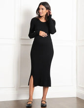 Load image into Gallery viewer, Seraphine | Amaya Long-Sleeve Layered Maternity &amp; Nursing Dress