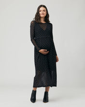 Load image into Gallery viewer, Ripe Maternity Dot Nursing Dress