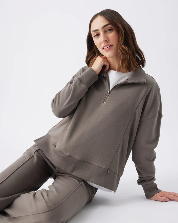 Ripe Maternity| Terry Nursing Sweater