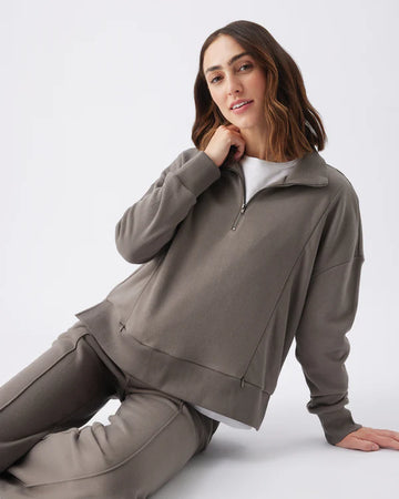 Ripe Maternity| Terry Nursing Sweater