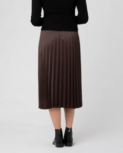 Ripe Maternity Satin Pleat Skirt