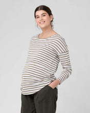 Load image into Gallery viewer, Ripe Maternity | Lionel Long Sleeve Nursing Tee