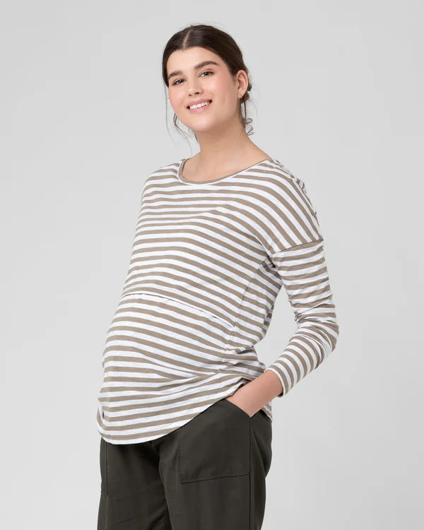 Ripe Maternity | Lionel Long Sleeve Nursing Tee