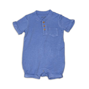 Silkberry Baby | Bamboo Short Sleeve Romper with Buttons