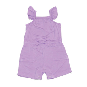 Silkberry Baby | Bamboo Sleeveless Ruffle Romper