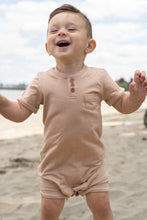 Load image into Gallery viewer, Silkberry Baby | Bamboo Short Sleeve Romper with Buttons