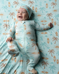 Silkberry Baby | Bamboo Footie with Two Way Zipper