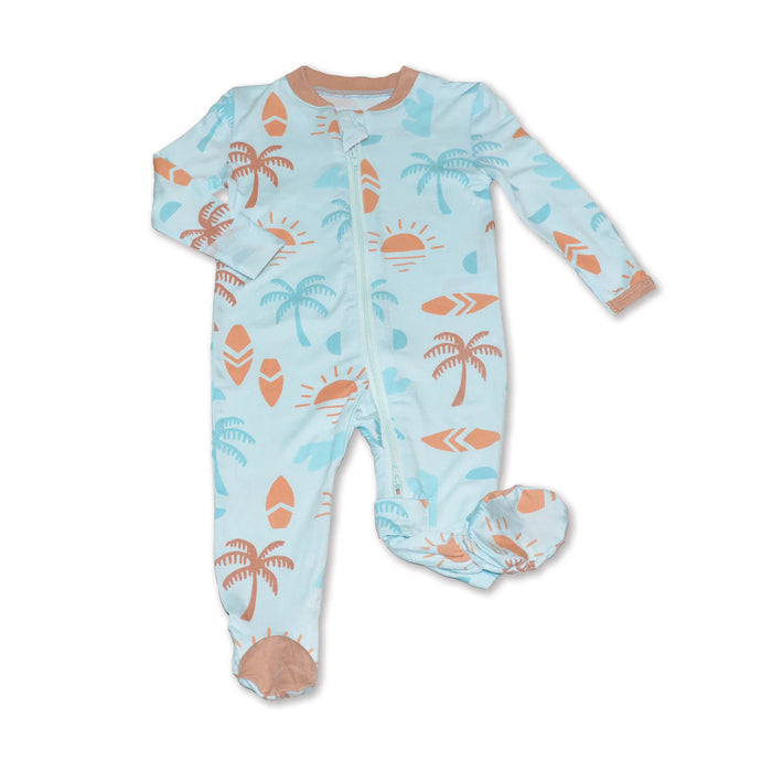 Silkberry Baby | Bamboo Footie with Two Way Zipper