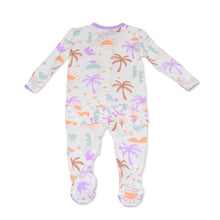 Load image into Gallery viewer, Silkberry Baby | Bamboo Ruffle Footie with Two Way Zipper