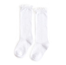 Load image into Gallery viewer, Little Stocking Co | Lace Top Knee High Socks