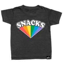 Load image into Gallery viewer, Whistle &amp; Flute | Snacks Rainbow T-Shirt