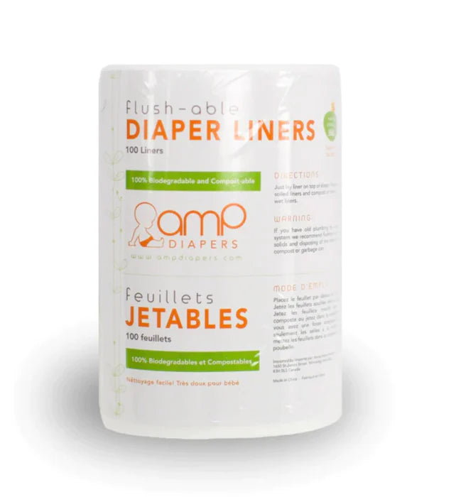 AMP Flushable Diaper Liners