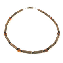 Load image into Gallery viewer, Pure Hazelwood | Teething Necklace with Amber | 11&quot;