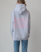 Load image into Gallery viewer, Brunette the Label | &quot;BABES SUPPORTING BABES&quot; Big Sister Hoodie