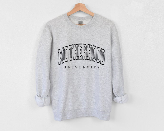 Beau & Blush | Motherhood University Crewneck Sweater