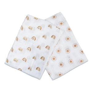 Lulujo | Cotton Swaddle 2-Pack