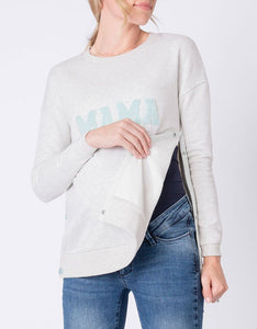 Seraphine | Dot Nursing Mama & Mini Cotton Blend Sweatshirts