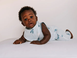 ZippyJamz | Organic Cotton Romper with Bib