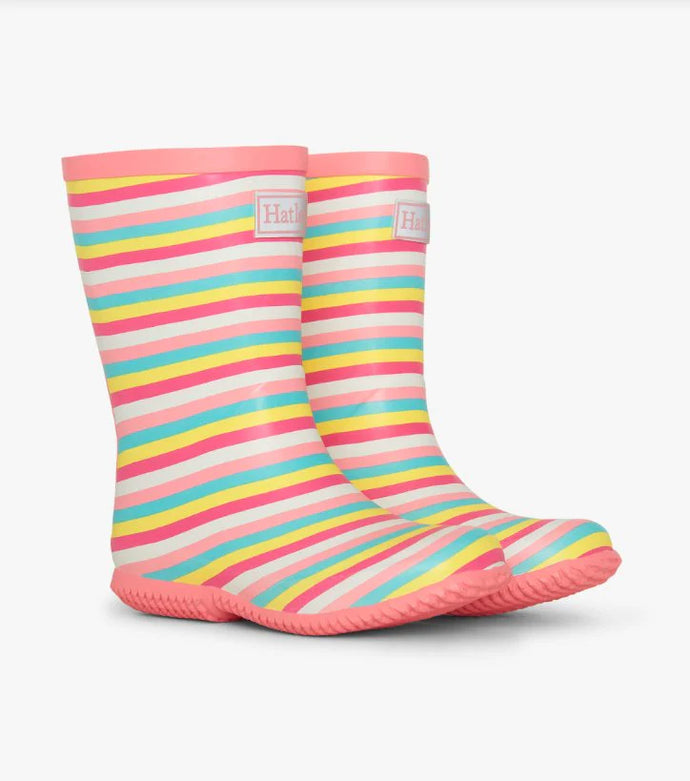 Hatley | Pretty Stripes Rain Boots