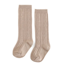 Load image into Gallery viewer, Little Stocking Co | Cable Knit Knee High Socks