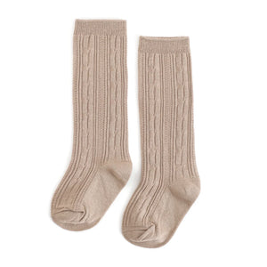 Little Stocking Co | Cable Knit Knee High Socks