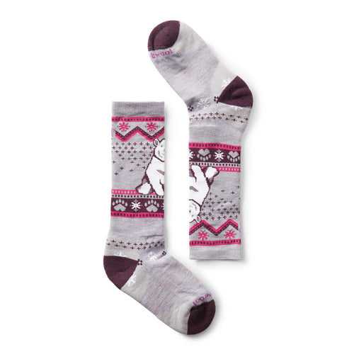 Smartwool | Kids' Wintersport Full Cushion Polar Bear Pattern OTC Socks