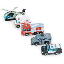 Load image into Gallery viewer, Tender Leaf Toys | Emergency Vehicles Set