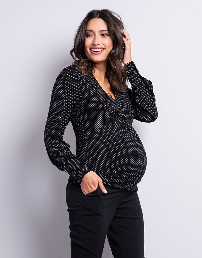 Seraphine | Tilda Maternity Twist Top