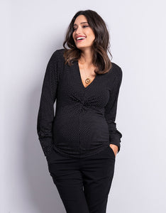 Seraphine | Tilda Maternity Twist Top