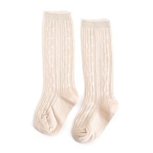 Little Stocking Co | Cable Knit Knee High Socks