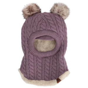 Calikids | Knit Pom Pom Balaclava