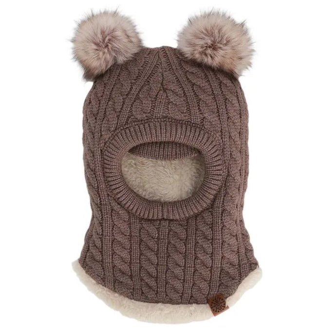 Calikids | Knit Pom Pom Balaclava