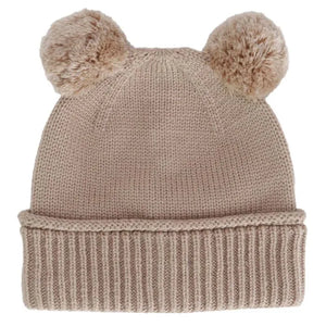 Calikids | Knit Baby Pom Pom Hat