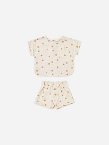 Quincy Mae | Woven Boxy Top + Short Set