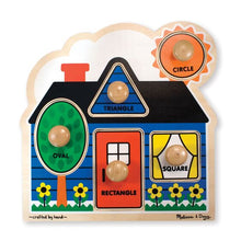 Load image into Gallery viewer, Melissa &amp; Doug First Shapes Jumbo Knob Puzzle | 5 pieces