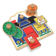 Load image into Gallery viewer, Melissa &amp; Doug First Shapes Jumbo Knob Puzzle | 5 pieces