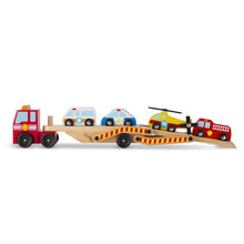 Load image into Gallery viewer, Melissa &amp; Doug Emergency Vehicle Carrier