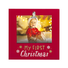Load image into Gallery viewer, Pearhead My First Christmas Frame