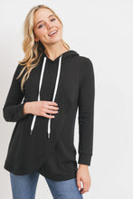 Load image into Gallery viewer, Hello Miz | Heavy Brushed French Terry Maternity &amp; Nursing Hoodie