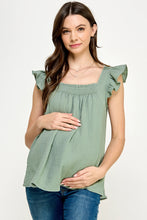 Load image into Gallery viewer, Hello Miz | Cotton Flowy Maternity Top