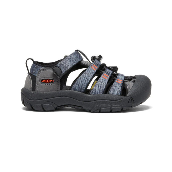 KEEN | Little Kids' Newport H2 Grey & Black Sandals