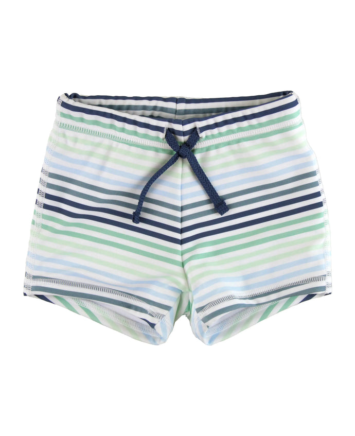 Rugged Butts | Coastal Stripes Swim Shorties