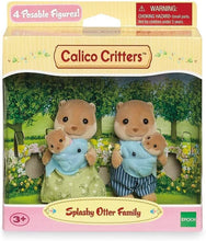 Load image into Gallery viewer, Calico Critters Splashy Otter Family